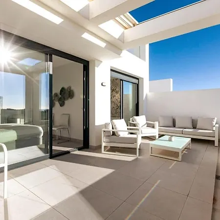 Duplex Penthouse With Sea Views, Steps To Golf Apartament *